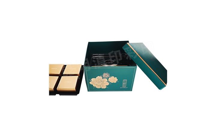 月餅白卡紙盒雙層8個裝正方形