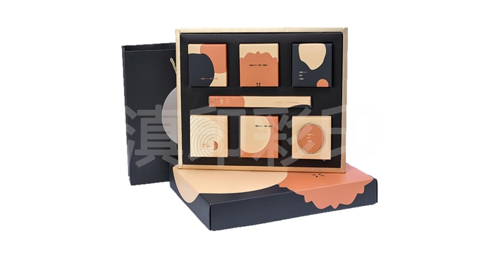 上下蓋帶叉子月餅包裝